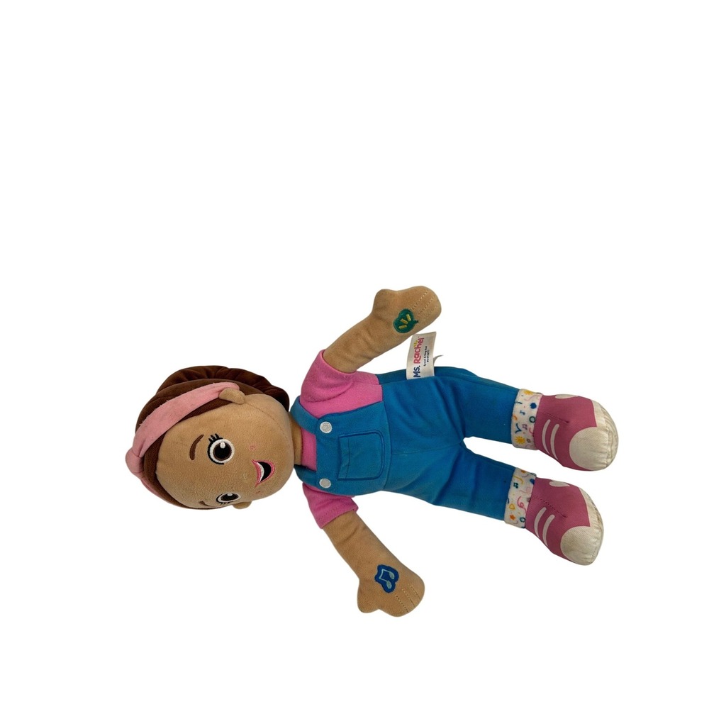 Ms. Rachel Speak & Sing Doll 12" Blue Pink Musical Plush Kids Toy
